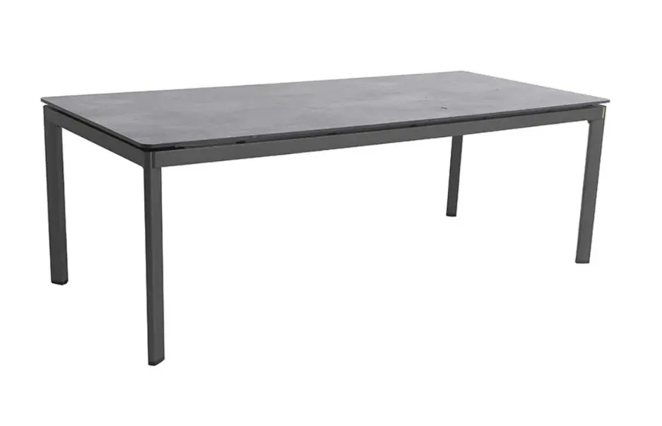 MWH Tisch Alutapo HPL/Iron Grey ca. 220x74x95 cm