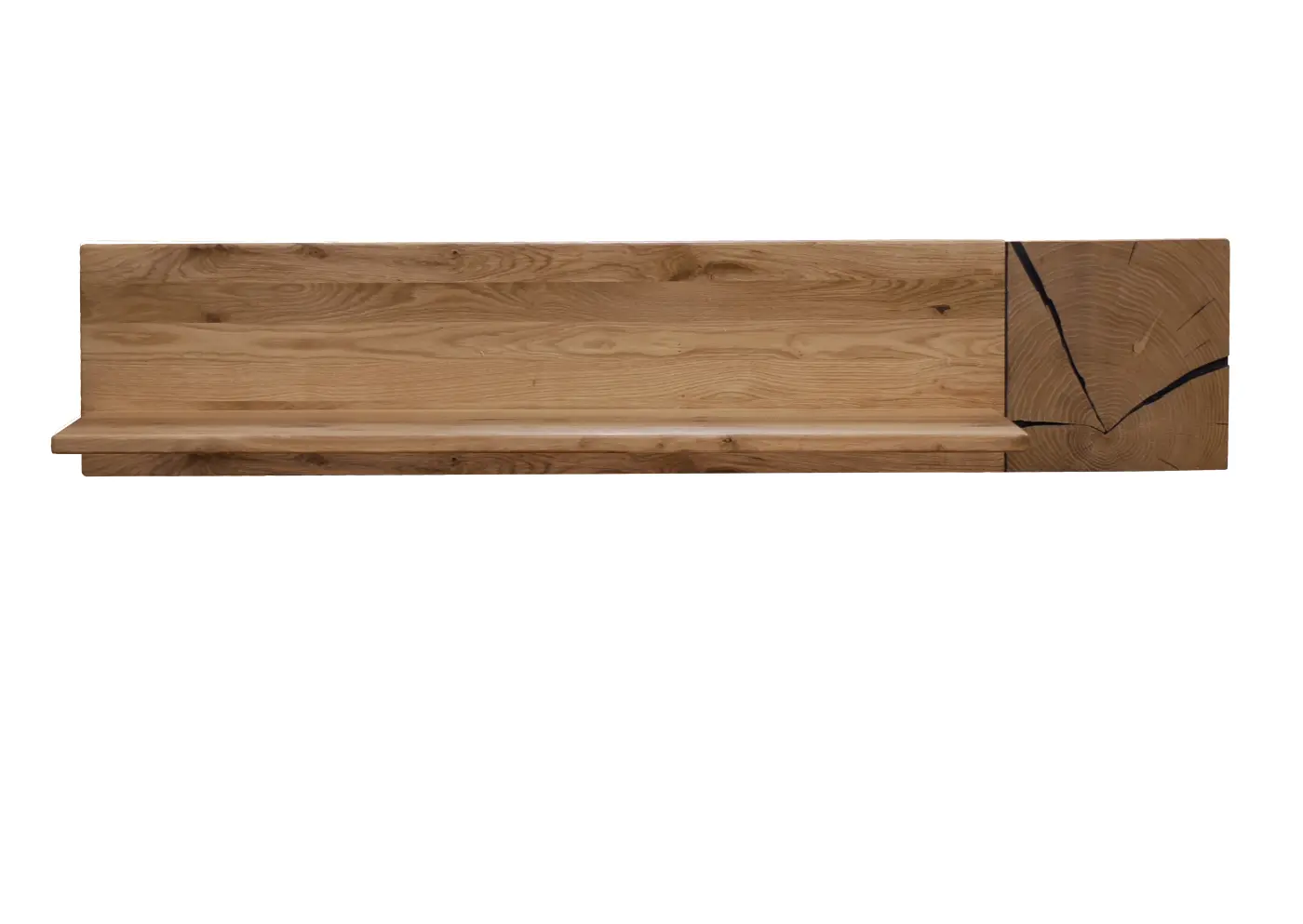 Wandboard 3S Frankenmöbel Wandboard I Wildeiche geölt ca. 90x25x20 cm