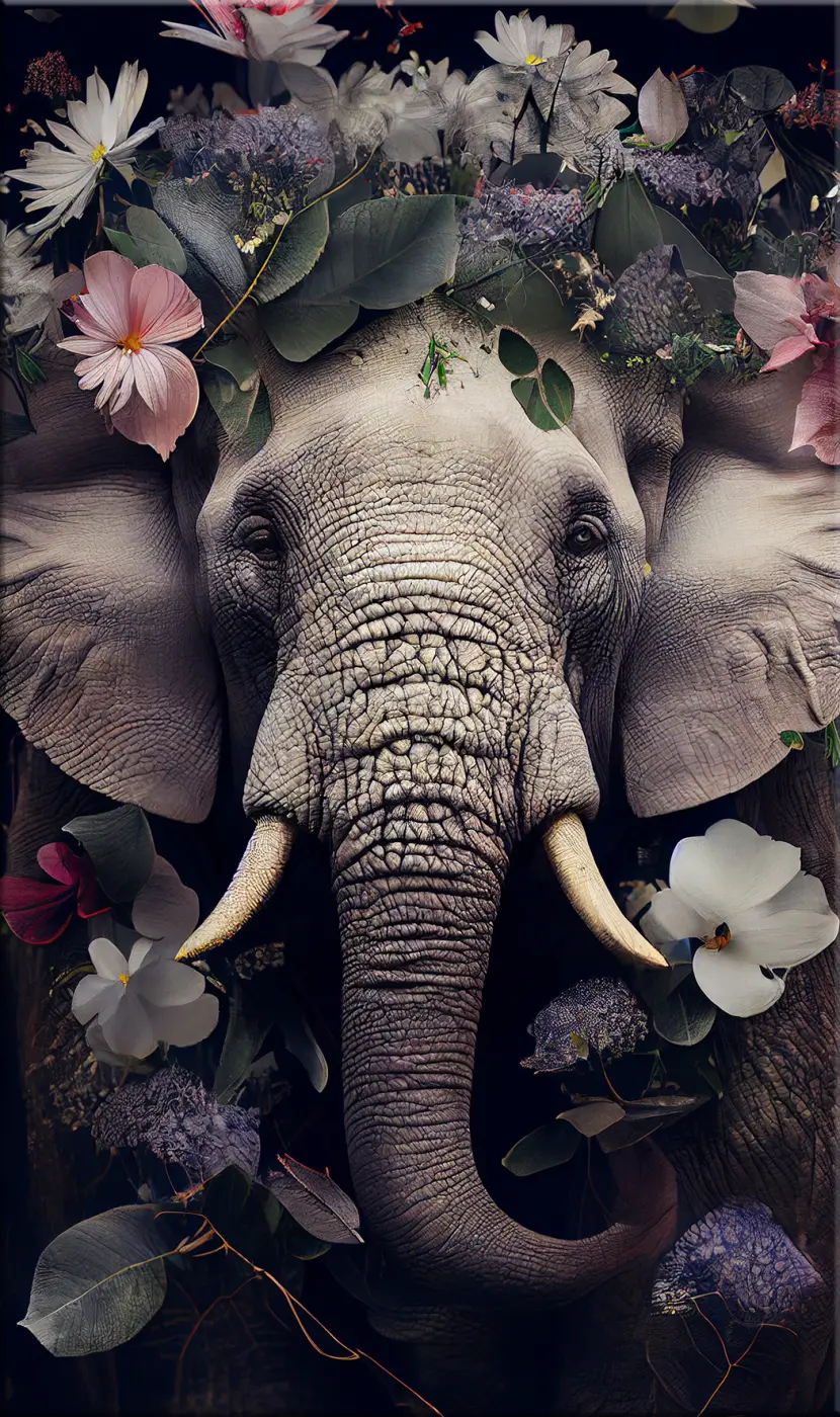 ars graphica Kunst-Edition - Digital Art: animal fleur