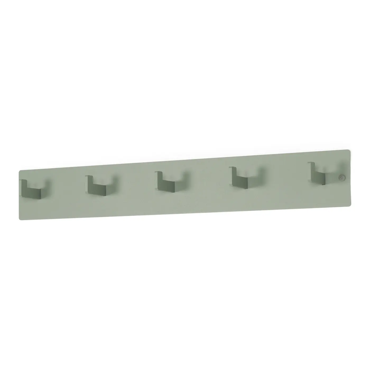 Spinder Kleiderhakenleiste Leatherman 5 Haken, Metall: Dusty green, ca. 70x10x7 cm