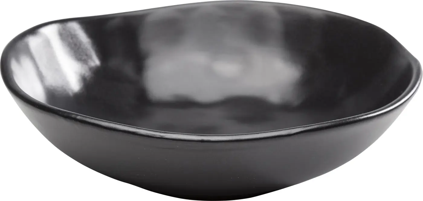 Kare Design Teller tief Organic black 22 cm
