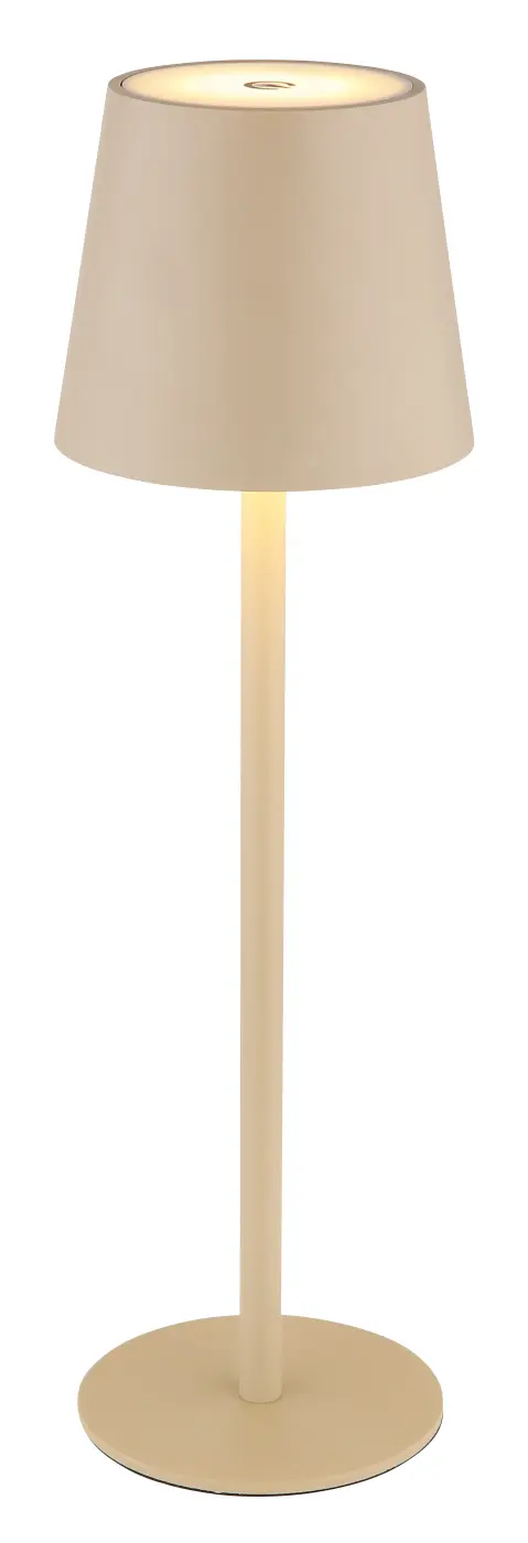 Globo Tischleuchte Outdoor Vannie Sand