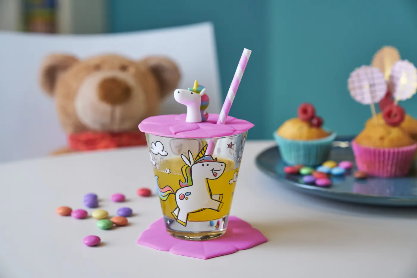 Leonardo Kindertrinkset 3-tlg. Einhorn