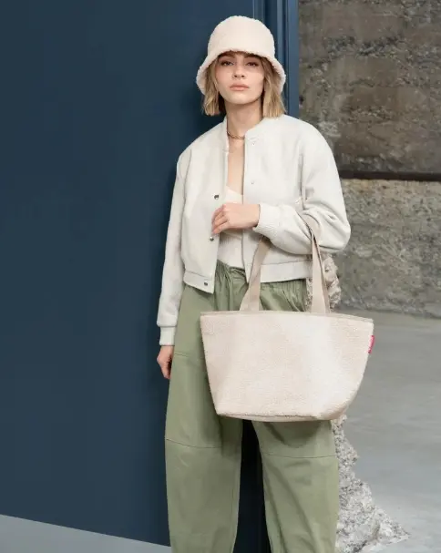 Reisenthel Shopper M Teddy Sand  51x30.5x26 cm