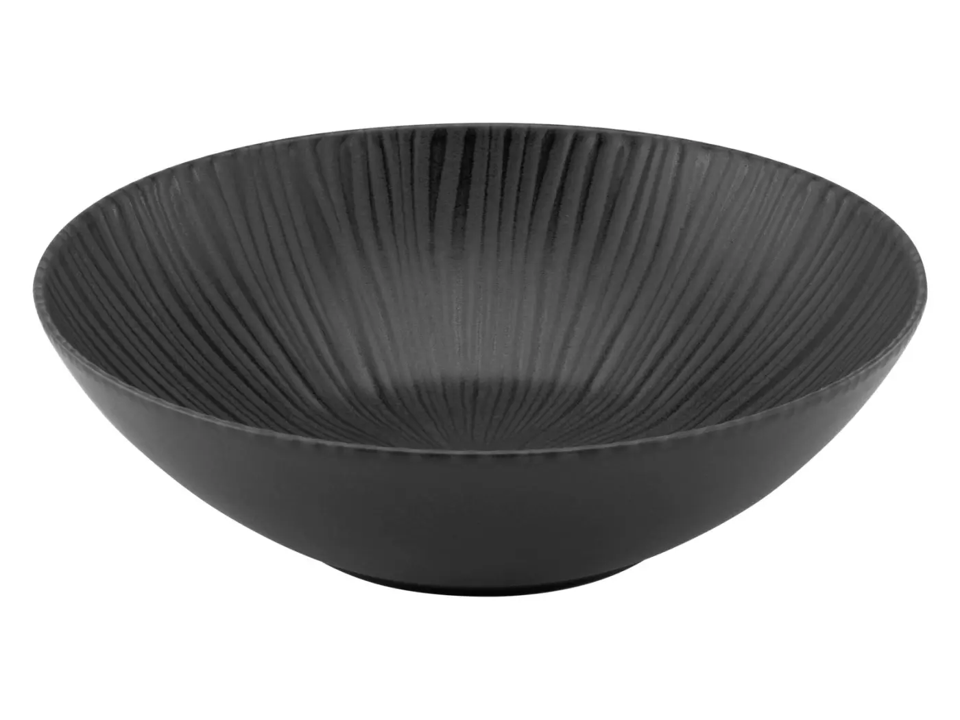 Creatable Salatschüssel Vesuvio Black 24 cm