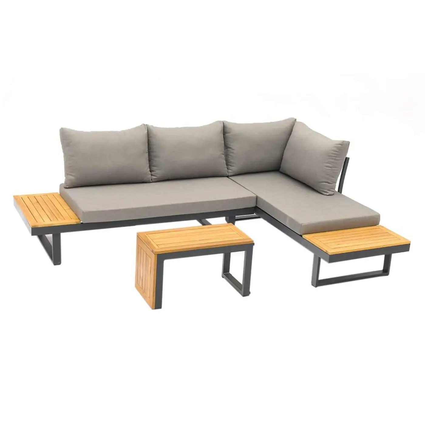 LC Garden 175022 Sungardo Lounge-Set 3 tlg. Anthrazit