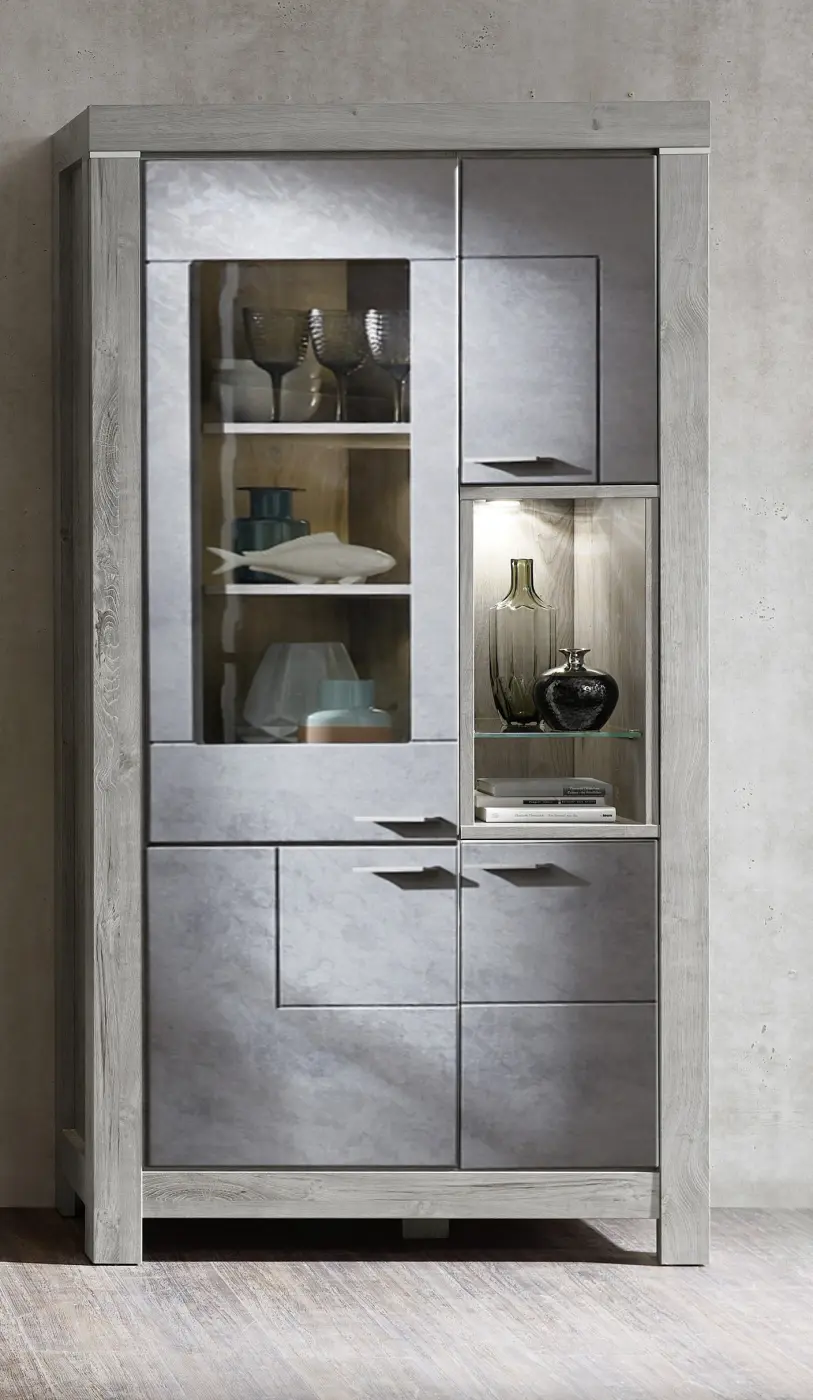 Wohn-Concept Vitrine Granada ca. 101x200x43cm Wohn-Concept Vitrine Granada ca. 101x200x43cm
