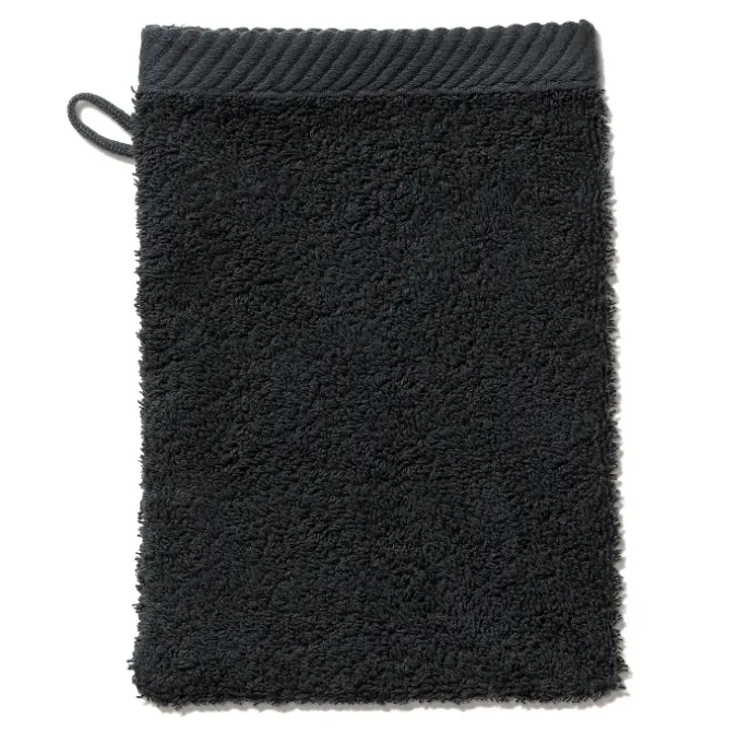 Kela Waschhandschuh Ladessa ca. 15x21 cm schwarz