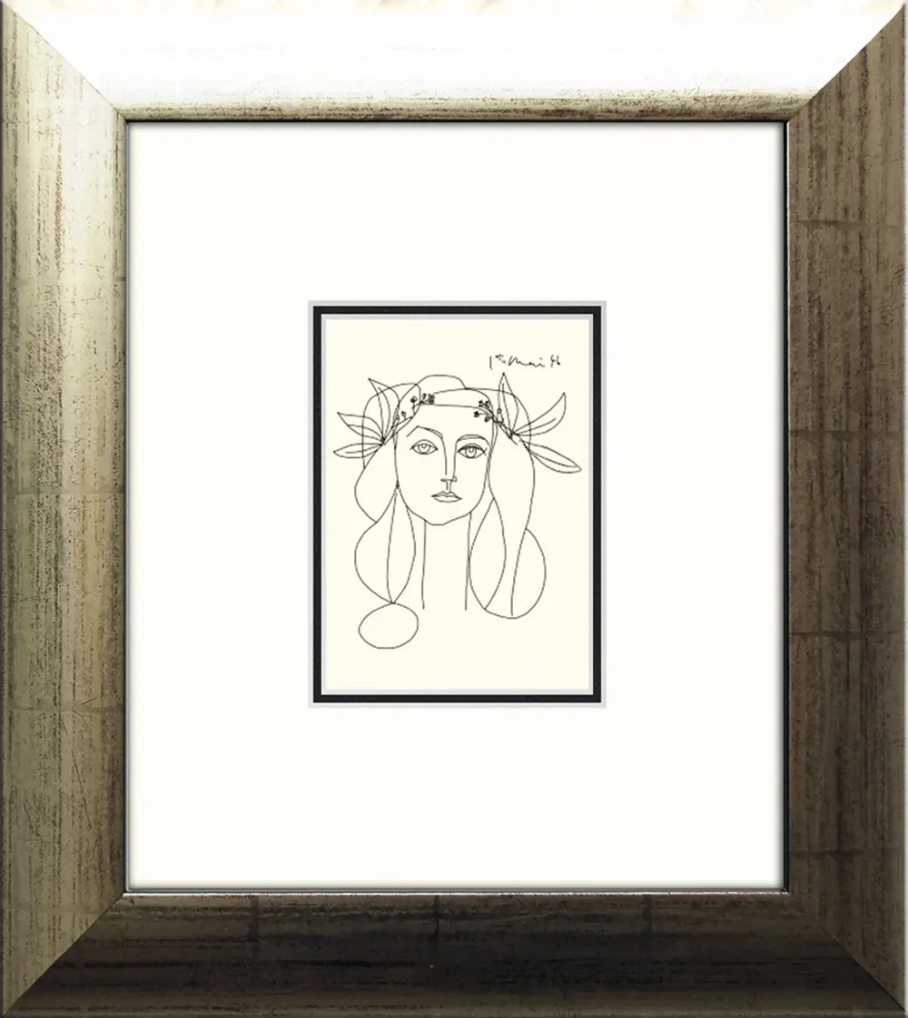 ars graphica Individual Art - Picasso: Porträt Francoise Gilot