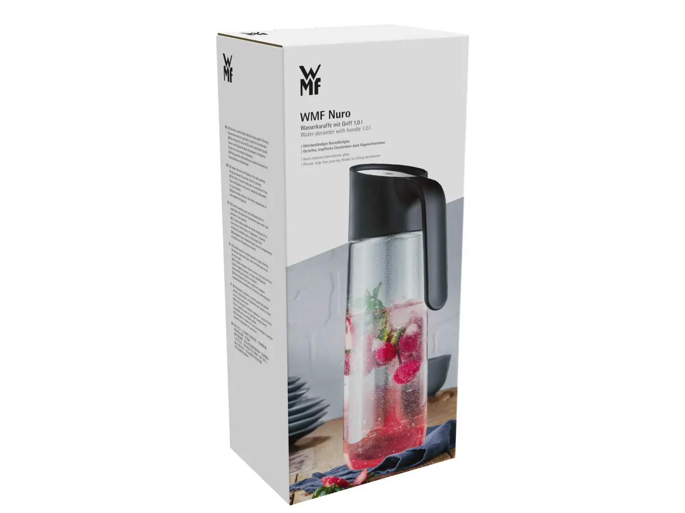 WMF Nuro Wasserkaraffe mit Griff, 1 l,