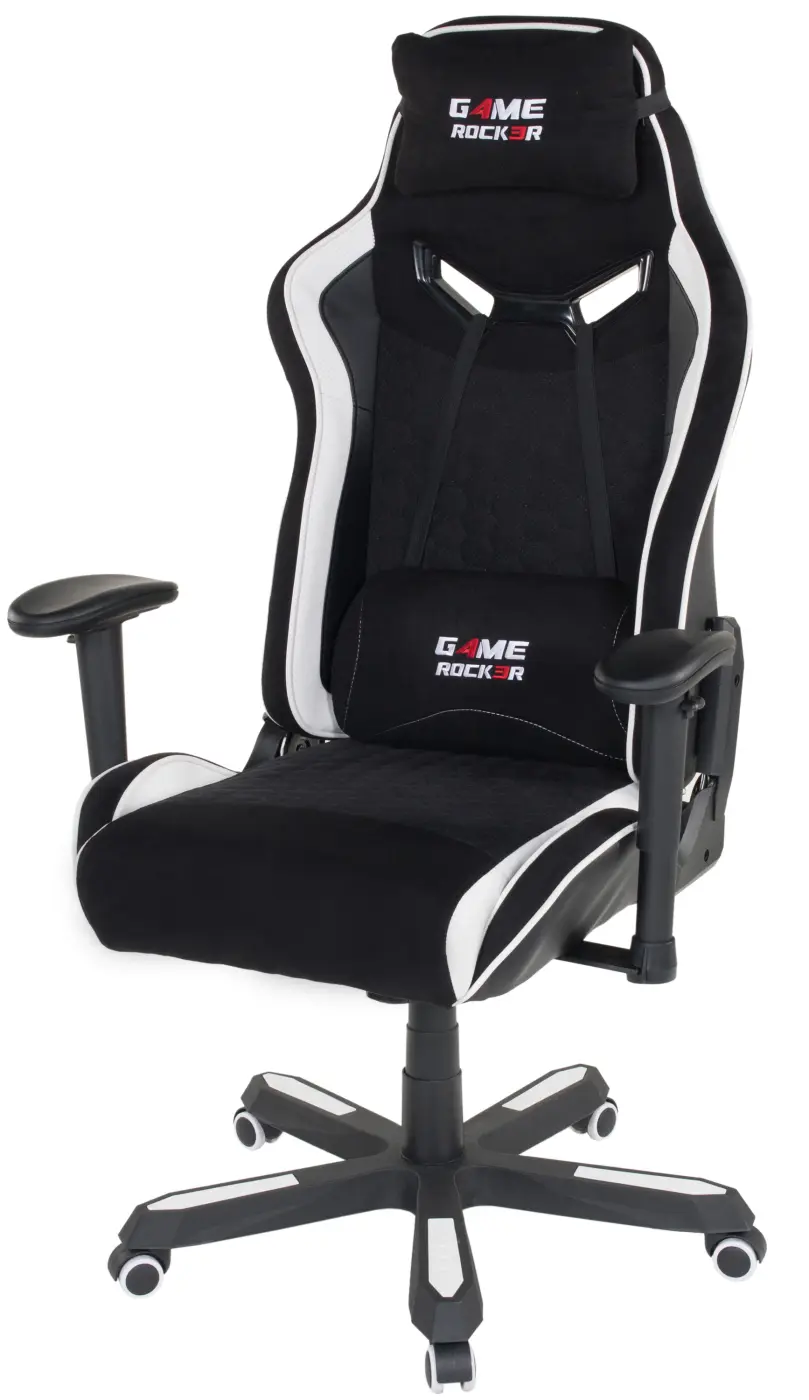 Duo Collection Chefsessel Game-Rocker G-30 Schwarz, belastbar bis 110 kg