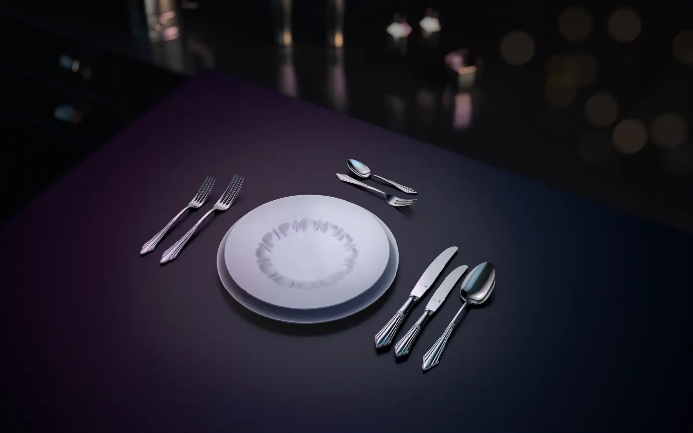 WMF Fächer Besteck-Set, 30-teilig,