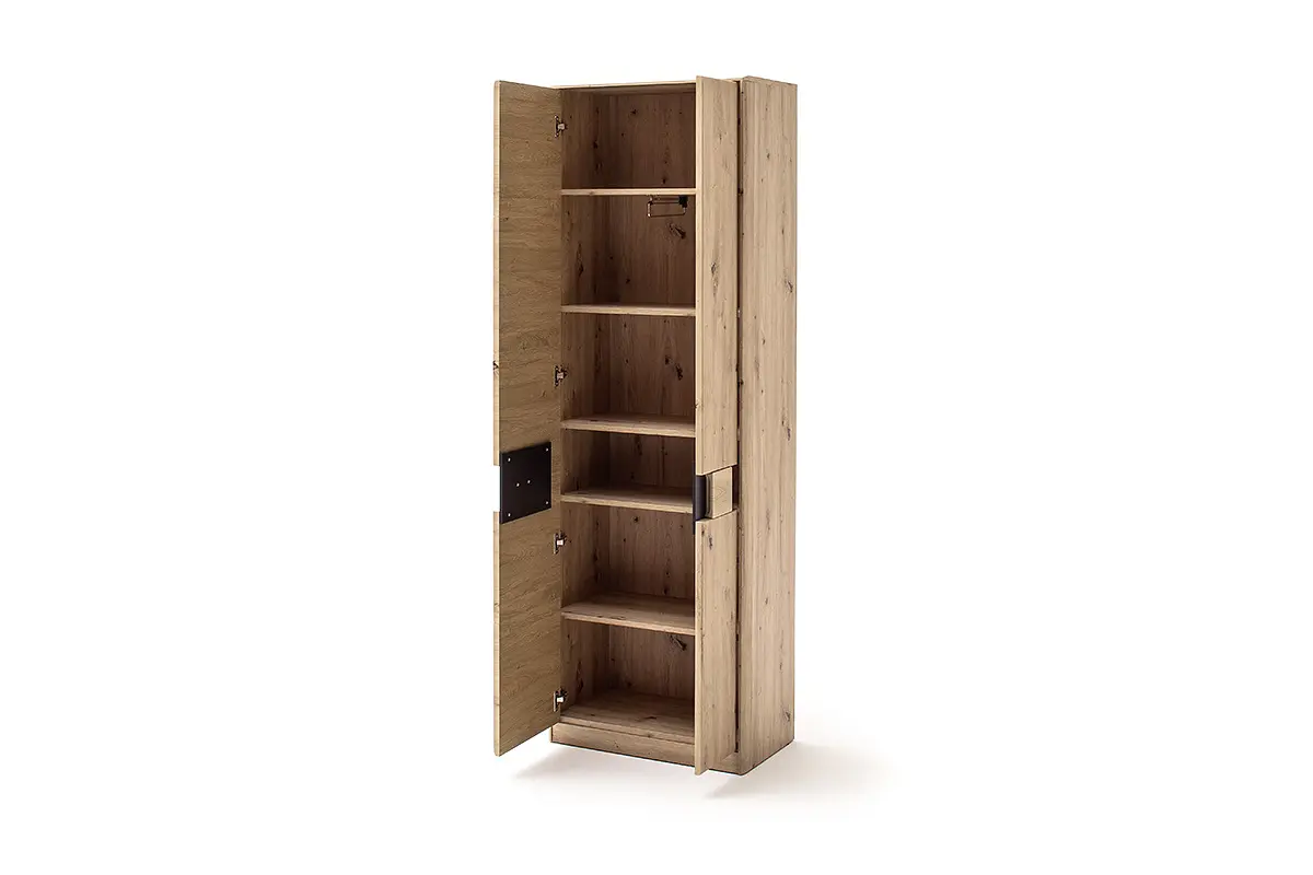 MCA Garderobenschrank Balkeneiche ca.66x201x38 cm