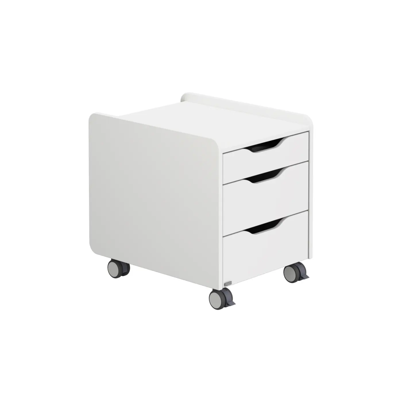 Paidi Rollcontainer 3S, Kreideweiß ca. 44x54x57 cm