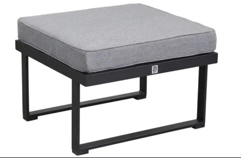 LC Garden Living-Hocker Sondrino Anthrazit ca. 60x59x43 cm