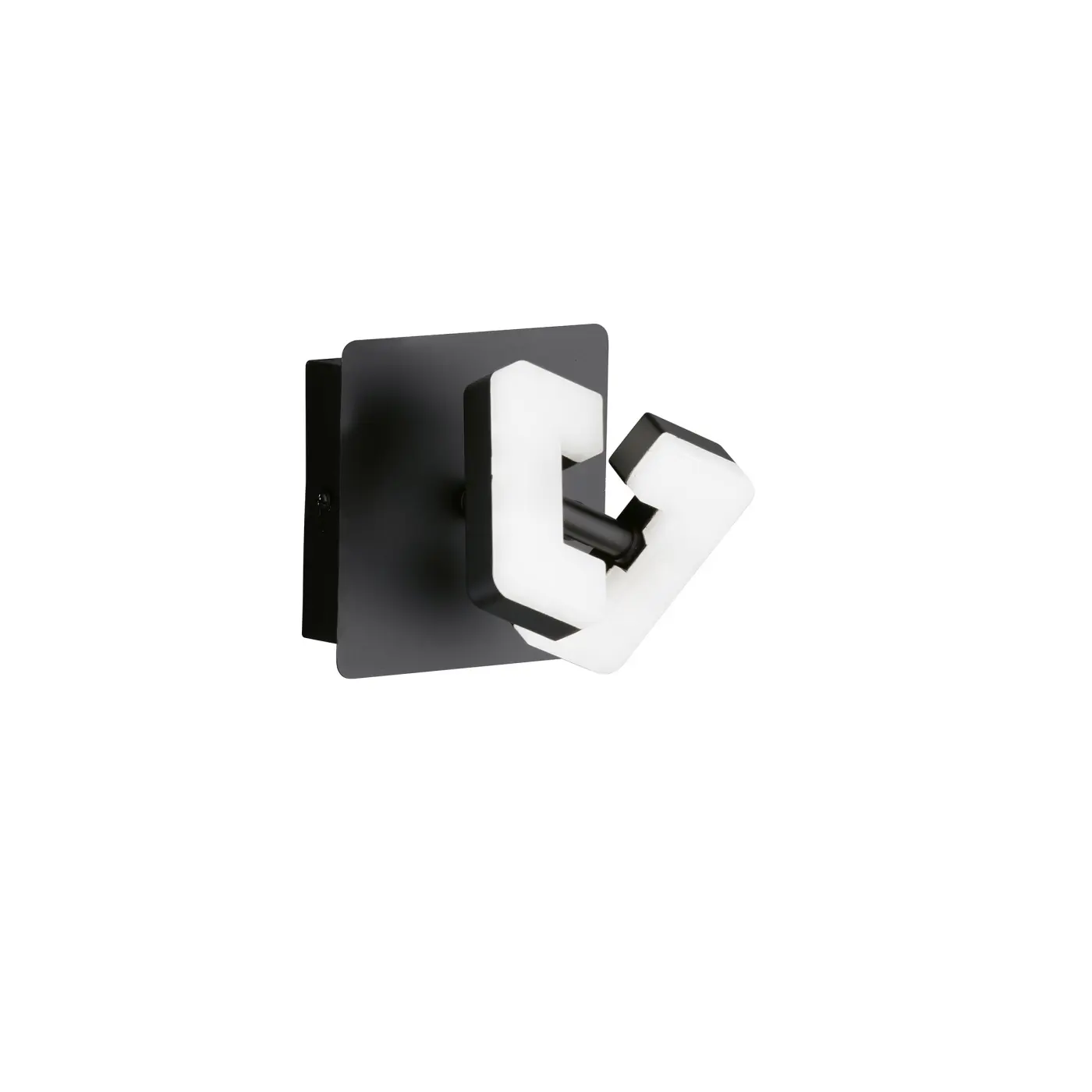 F&H Leuchtenserie, 11 x 11 cm Sandschwarz