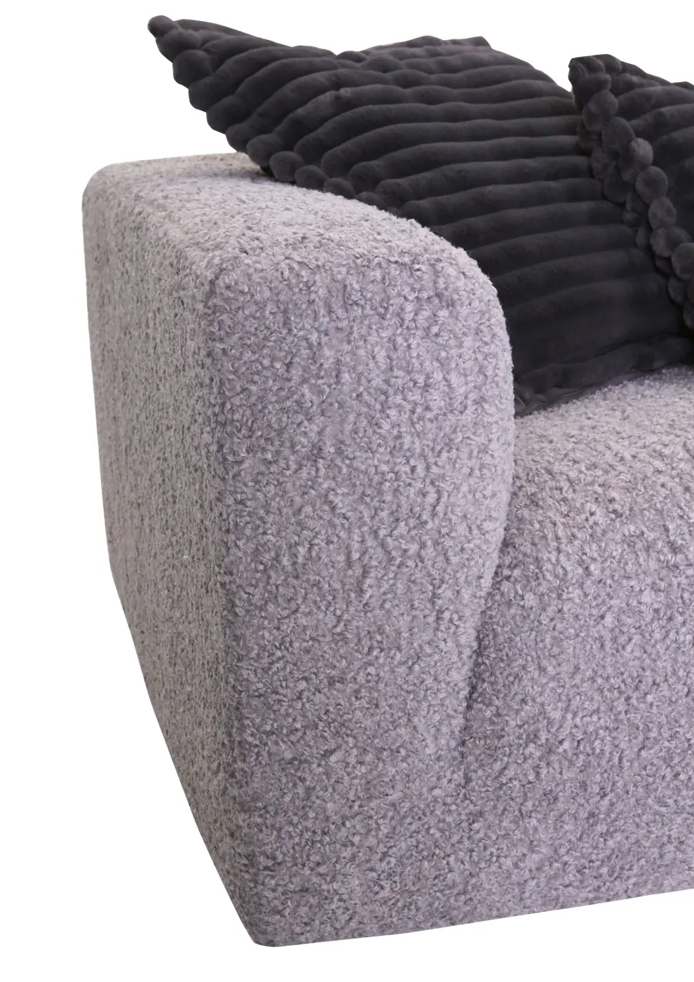 Gutmann Sofa Aversa Teddy hell grau