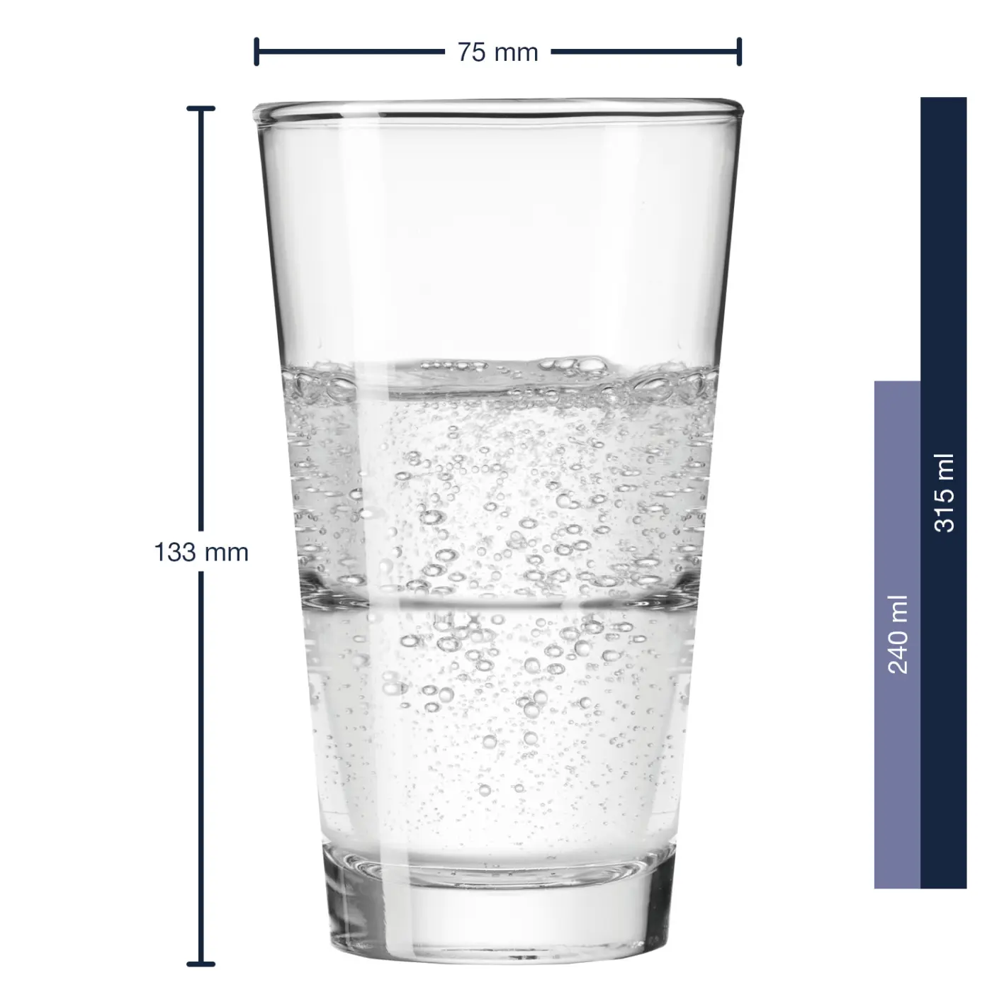Leonardo Trinkglas EVENT 330 ml klar