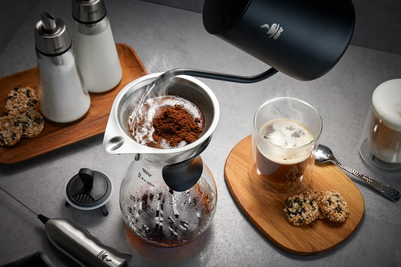 GEFU Kaffeebereiter mit Filter BUTIO,