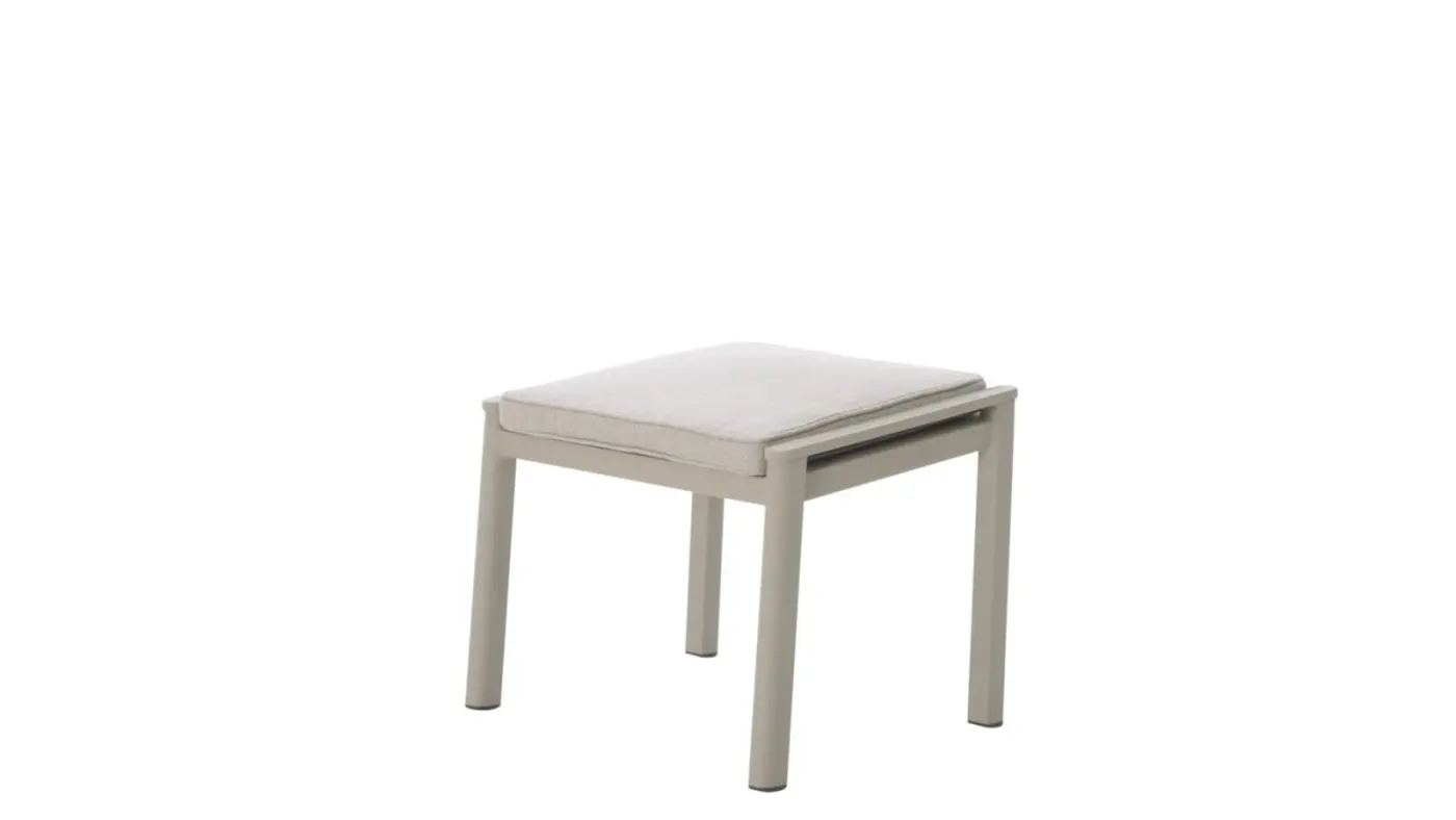 Interliving Garten Hocker Taupe Beige