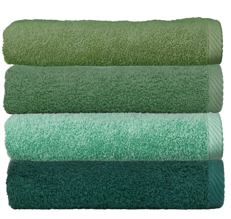 Kela Bade-/Duschtuch Ladessa Blattgrün 70x140 cm