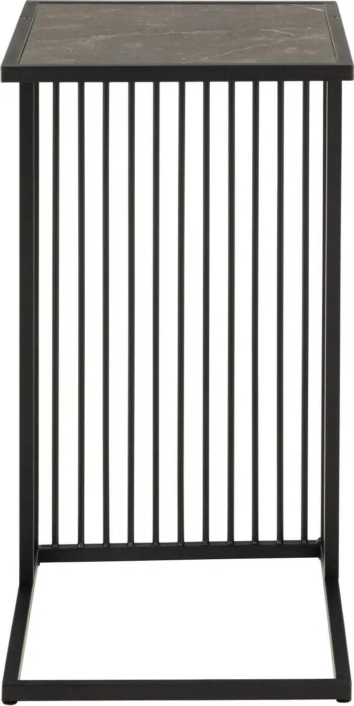 Actona Beistelltisch Strington Marmor Optik schwarz