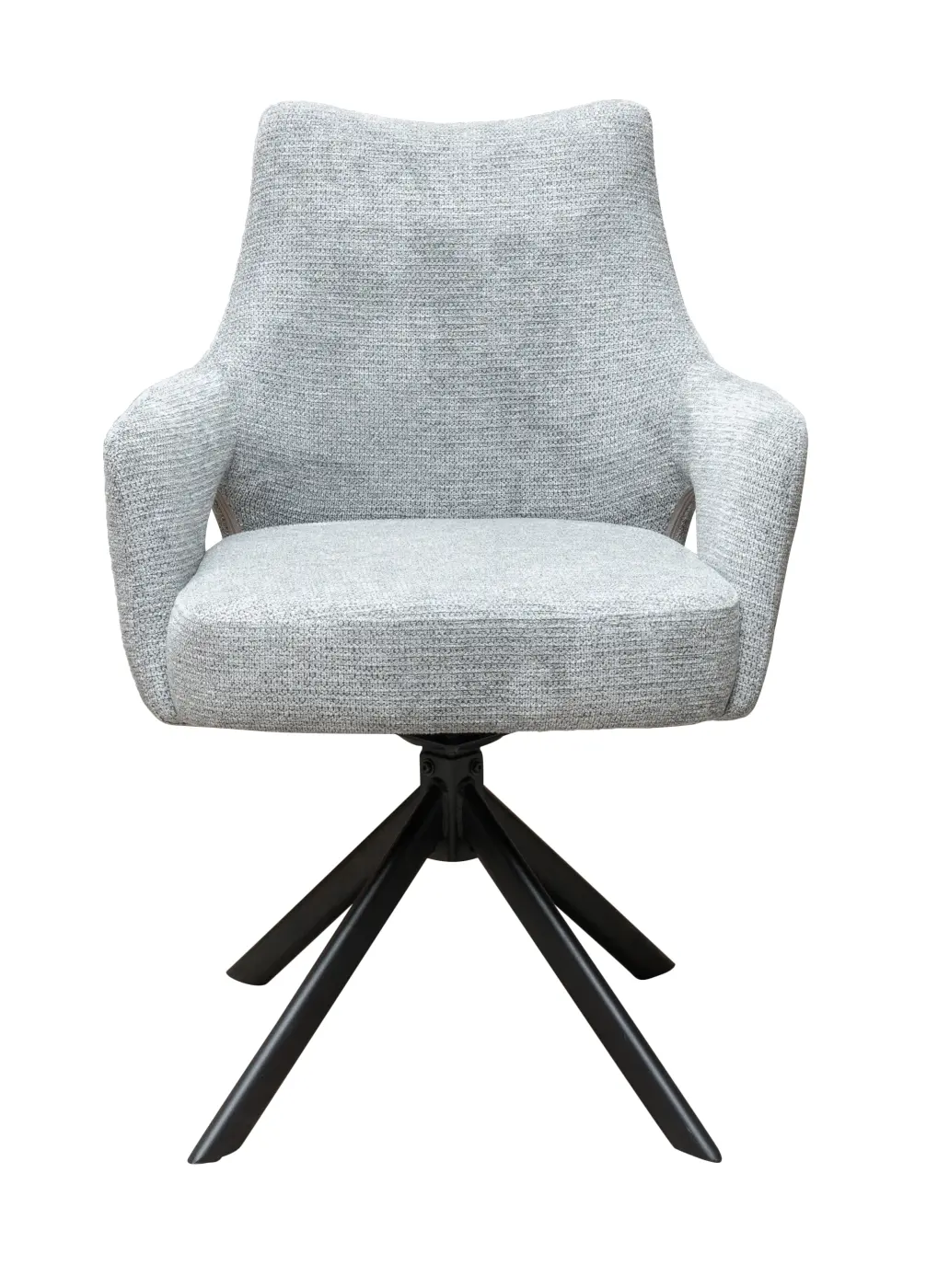 LC Wholesaler Armlehnenstuhl Livrono Hellgrau ca. 60x89x61 cm