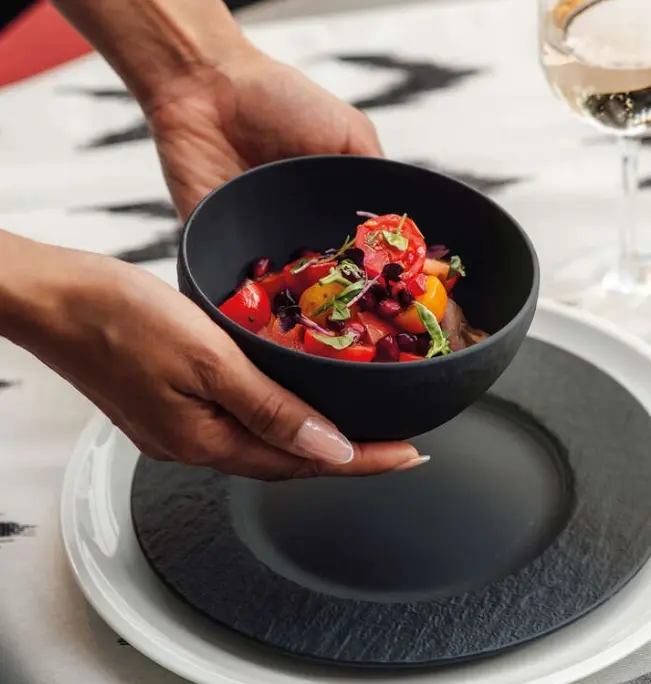 Villeroy & Boch Müslischale Manufacture Rock 430 ml schwarz