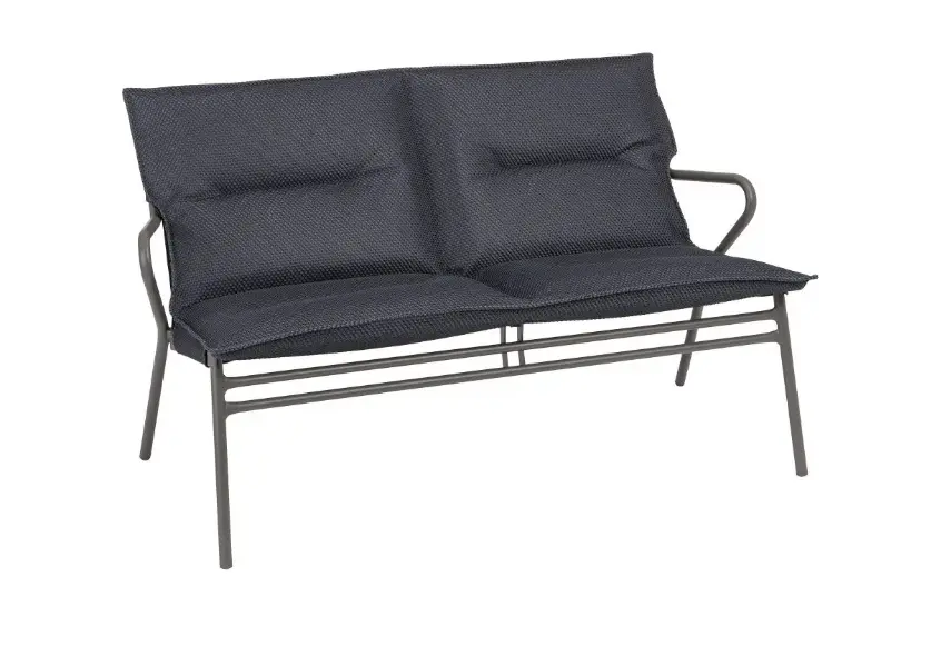 Lafuma Relax-Bank Dunkelgrau ca. 70x123x69 cm