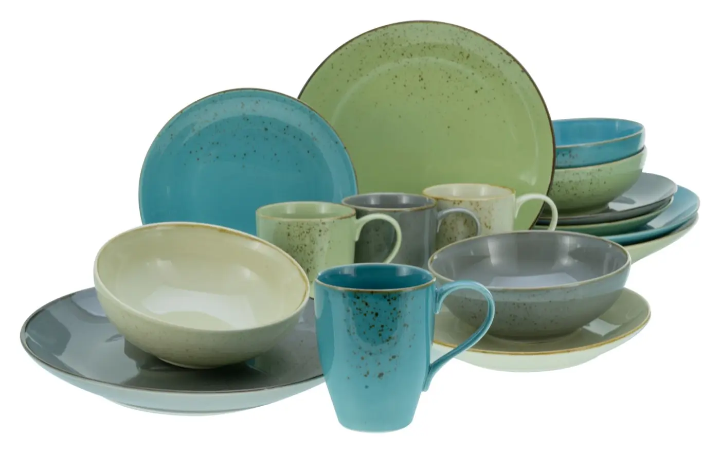 Creatable Kombiservice Nature Collection 16-tlg. Bunt
