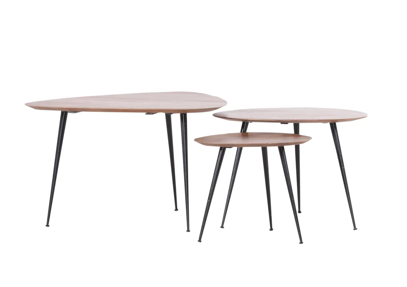 Gutmann Couchtisch-Set Bloom natur/ schwarz