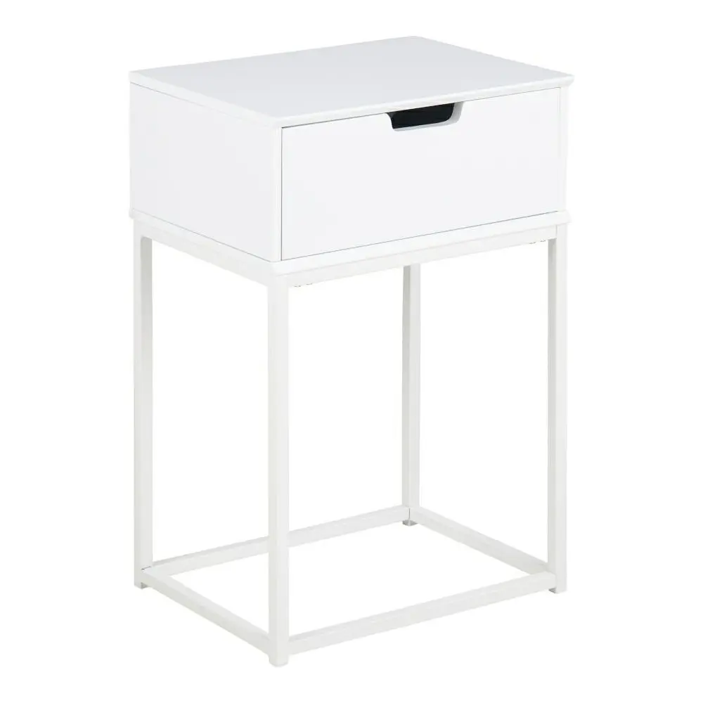Actona Nachttisch Mitra 86244 weiß MDF ca.40x61,5x30 cm