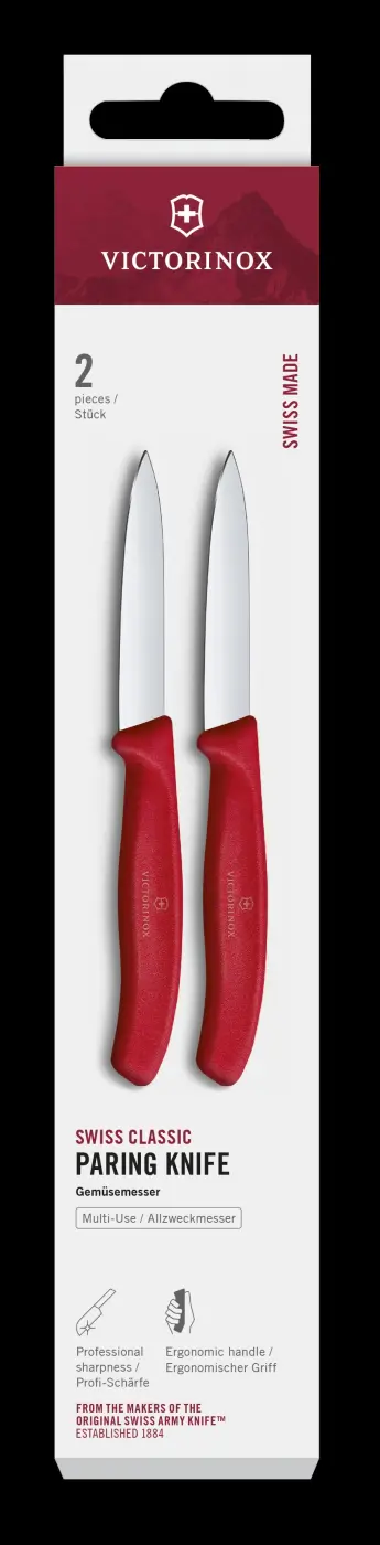 Victorinox Gemüsemesser Swiss Classic 2-tlg rot
