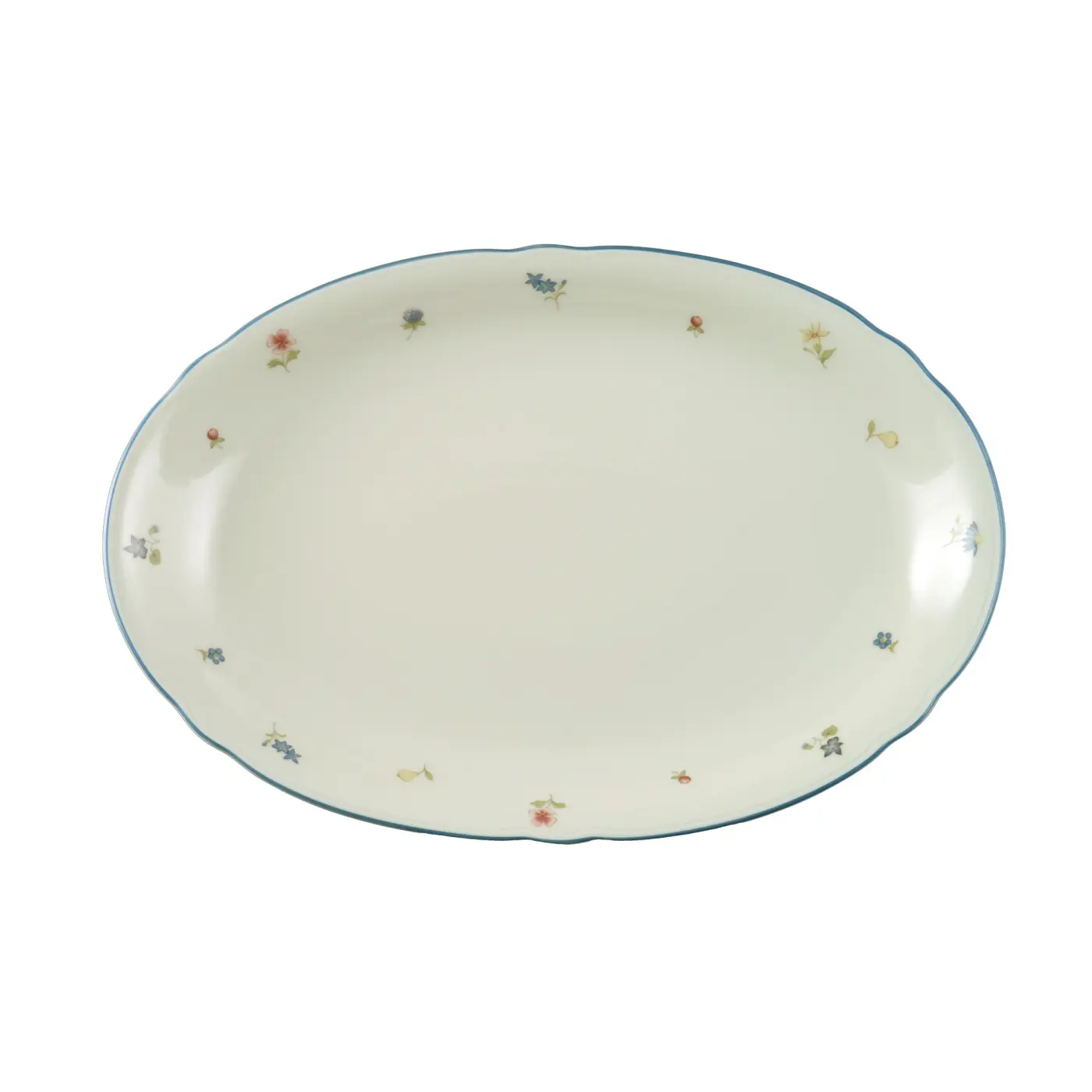 Seltmann Servierplatte oval Marie Luise Streublume 31x21 cm