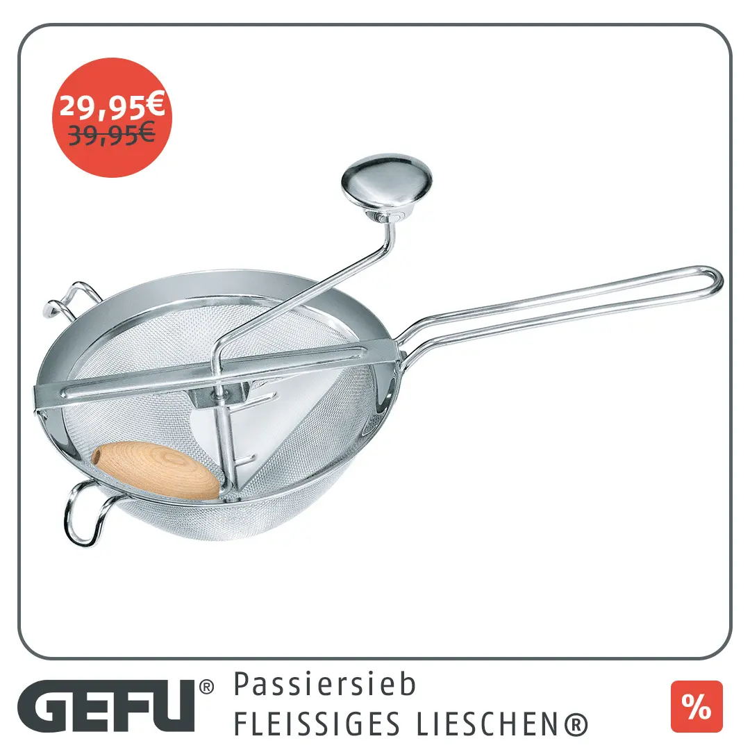 GEFU Passiersieb FLEISSIGES LIESCHEN®