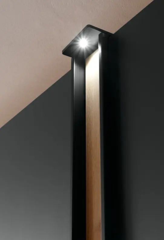 Wiemann Drehtürenschrank Lagos Graphit/schwarz ca. 300x216x58 cm inkl. Zusatzausstattung
