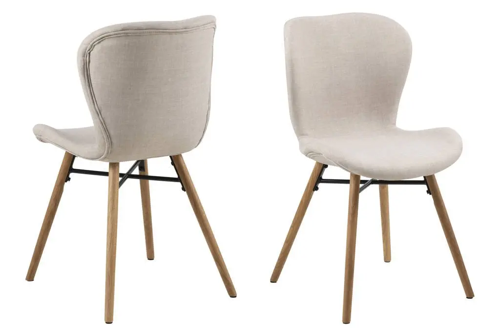 Actona Vierfußstuhl Batilda Beige