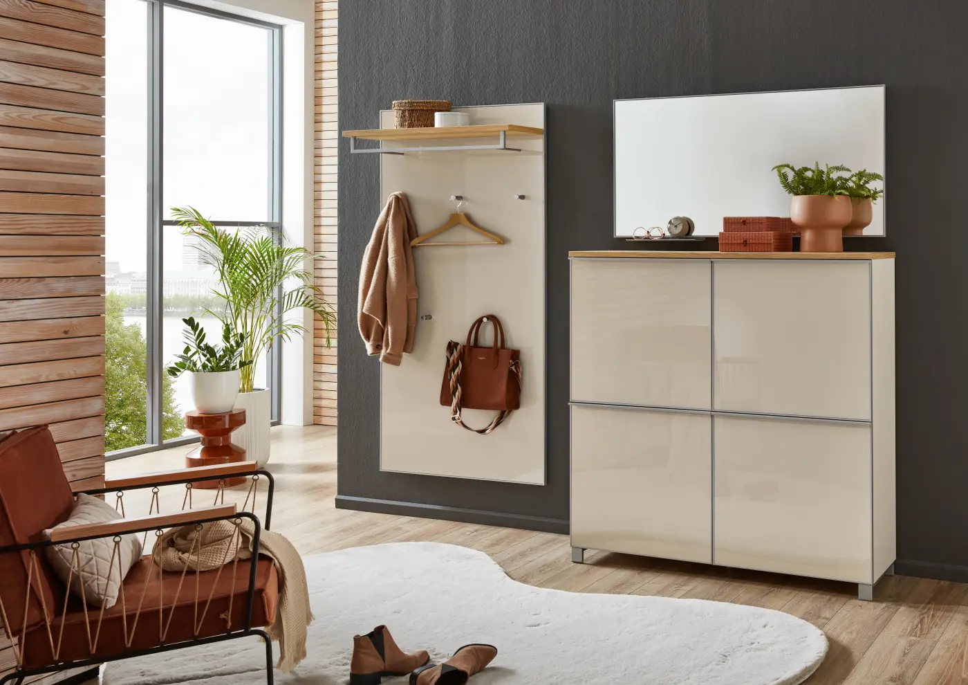 Voss Spiegel Vortina Alufarbig ca. 120x60x3 cm