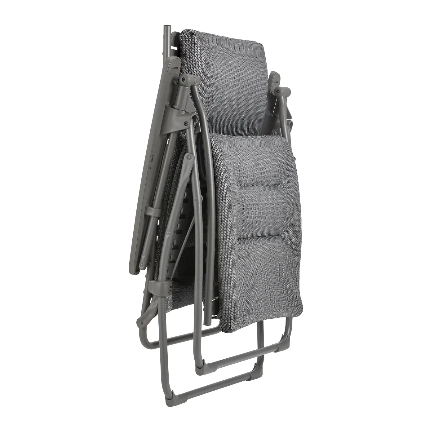 Lafuma Relaxstuhl All In Ash Grau/Stahl Grau ca. 88x117x7083-163 cm
