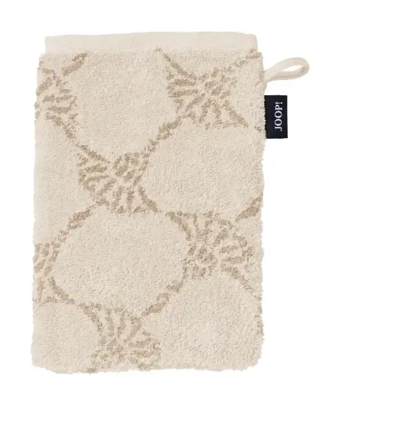 JOOP! Waschhandschuh Cornflower Creme 16x22 cm