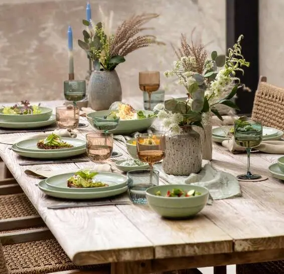 Villeroy & Boch Pastaschale Alga Perlemor Grün 22 cm