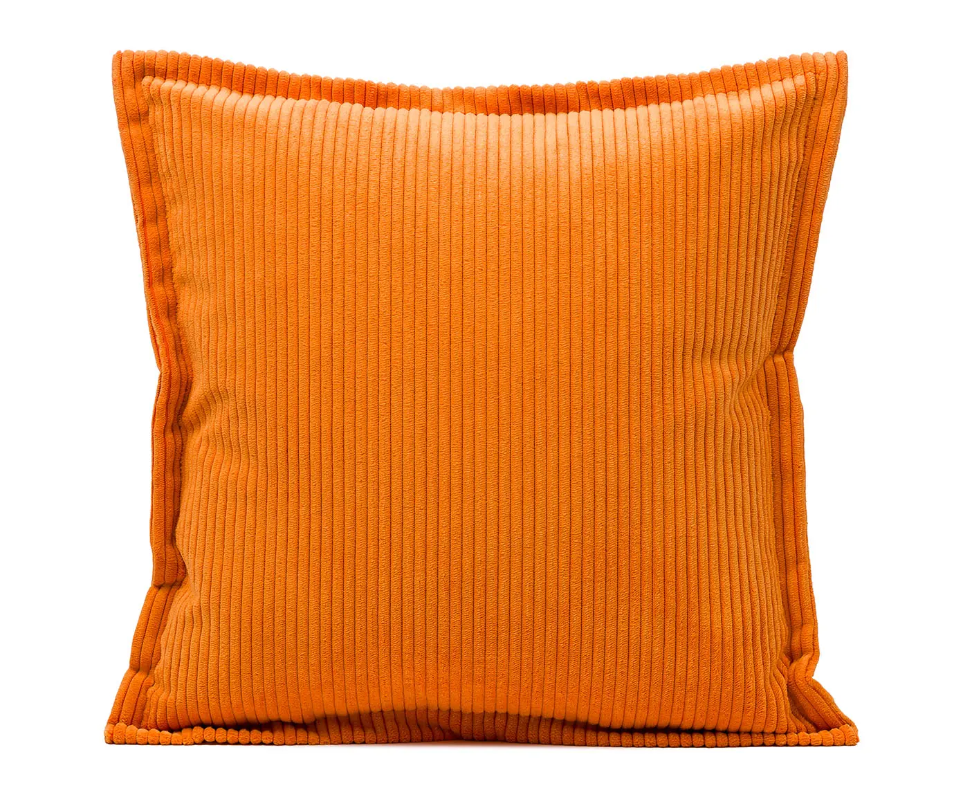 Gözze Capri Kissen Feincord-Optik Orange 50x50 cm