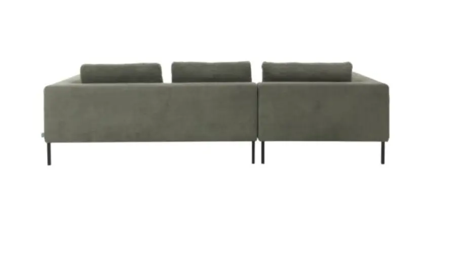 Roomio No. 4101 Polstergarnitur Feincord oliv Stellfläche ca. 201 x301cm