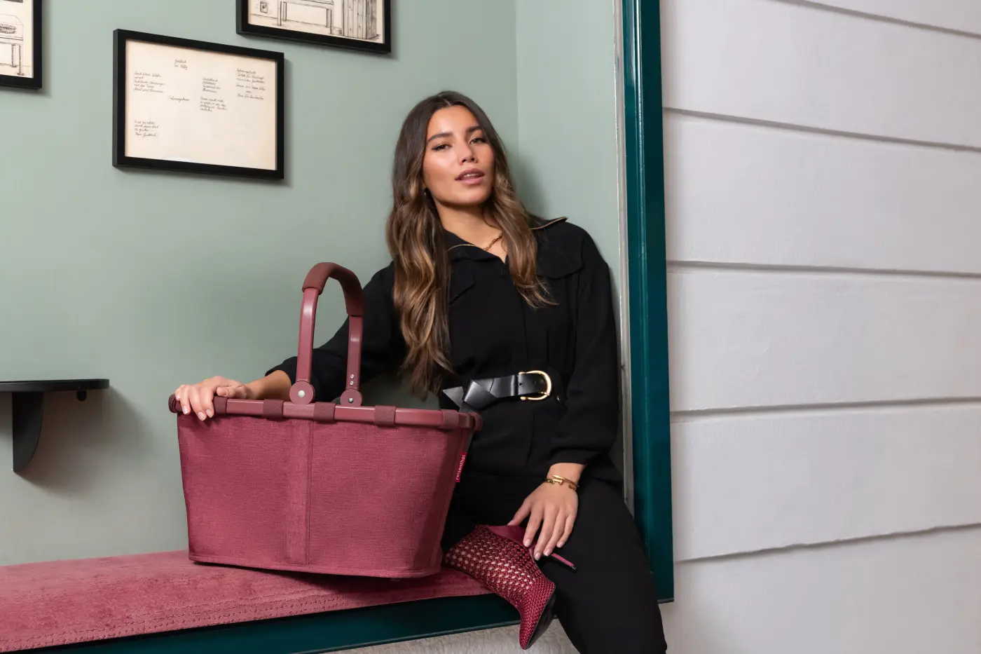 Reisenthel Carrybag Twist Maroon ca. 48x29x28 cm