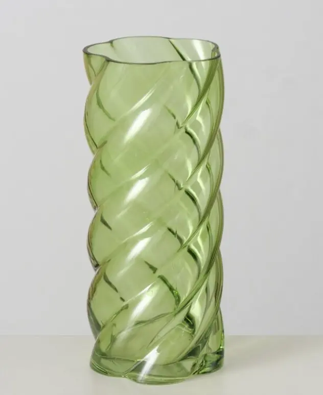 Boltze Vase Curvo Grün 30 cm