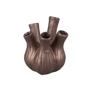 Hogewoning Vase Watrous 16cm Copper