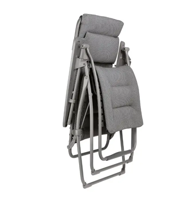 Lafuma Relax-Sessel Futura B Comfort silber/Hellgrau, inkl. Kopfpolster
