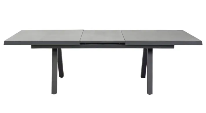 LC Garden Ausziehtisch Vivera-Stone ca. 200-260x100x77 cm Sintered Stone/Anthrazit