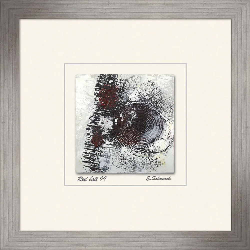 ars graphica Real-Art 46x46cm - Schumsk: Red ball II