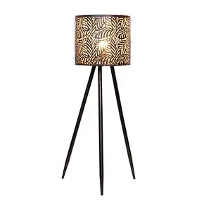 Hogewoning Lamp Standing Metal Myre 95cm Black/Natural